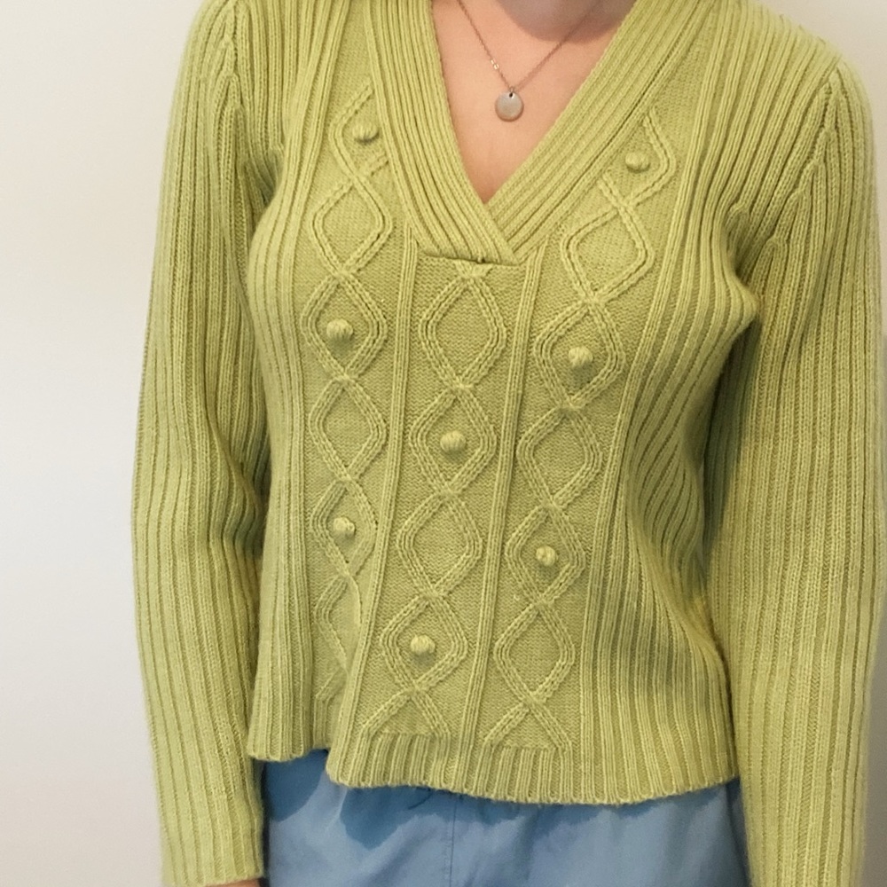 Rena Rowan Green Sweater